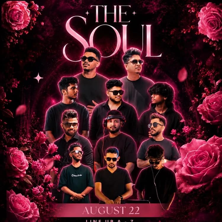 THE SOUL at Hickgala Bungalow event poster