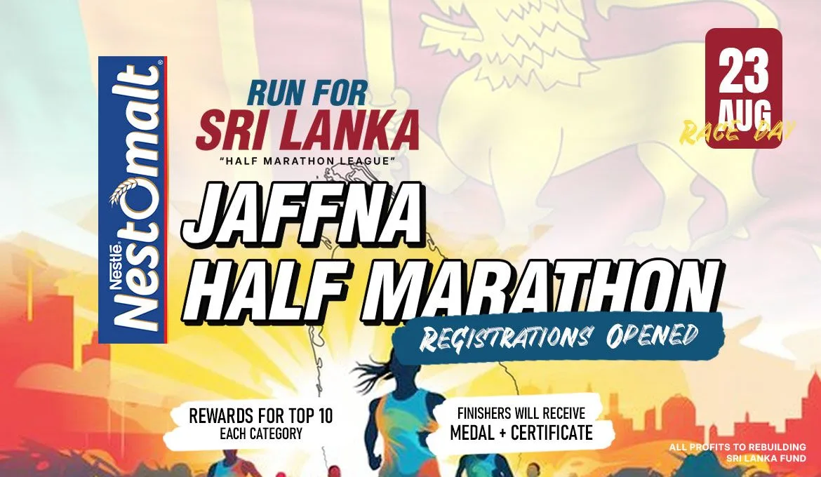 Nestomalt Run For Sri Lanka Jaffna Half Marathon poster