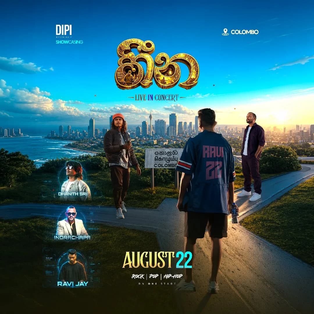 HEENA Live In Concert 2026 poster — Waters Edge, Battaramulla