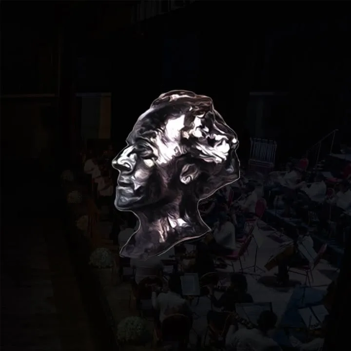 Gustav Mahler Orchestra of Colombo concert poster — Lionel Wendt Theatre